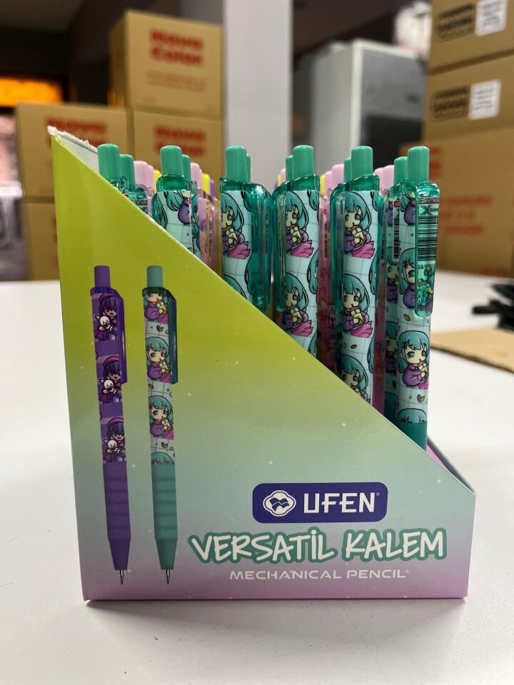Figürlü Desenli Uçlu Kalem 0.7 mm Versatil Kalem