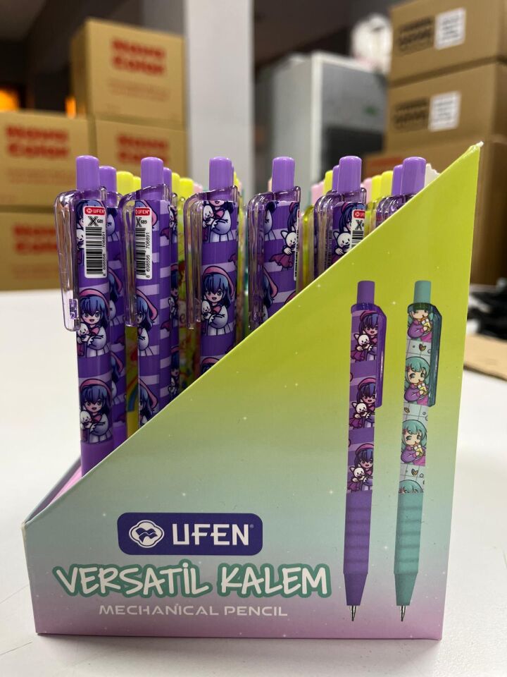 Figürlü Desenli Uçlu Kalem 0.7 mm Versatil Kalem