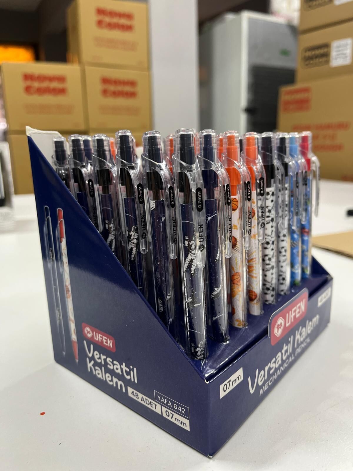 Figürlü Desenli Uçlu Kalem 0.7 mm Versatil Kalem