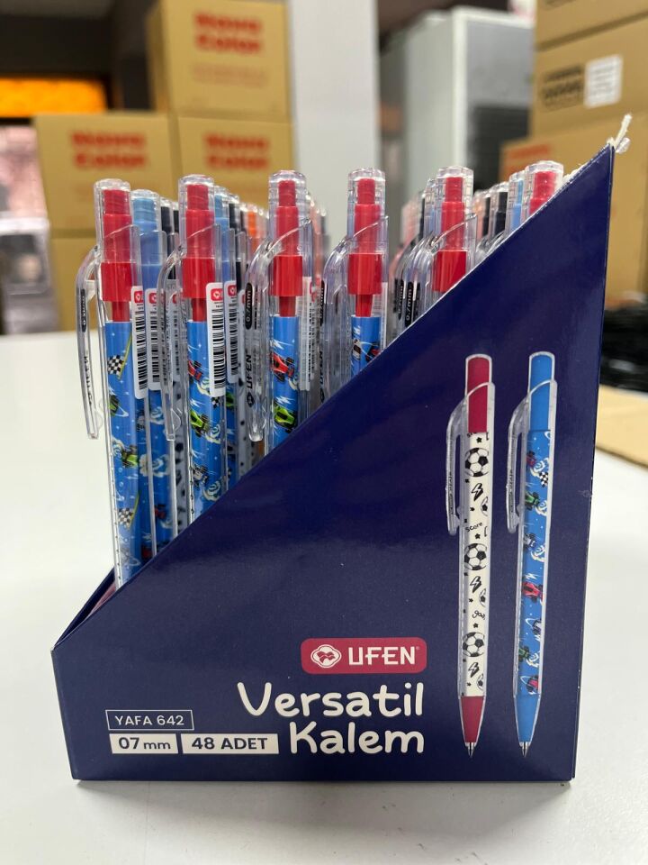 Figürlü Desenli Uçlu Kalem 0.7 mm Versatil Kalem