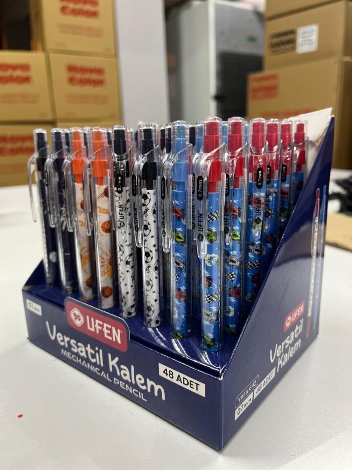 Figürlü Desenli Uçlu Kalem 0.7 mm Versatil Kalem