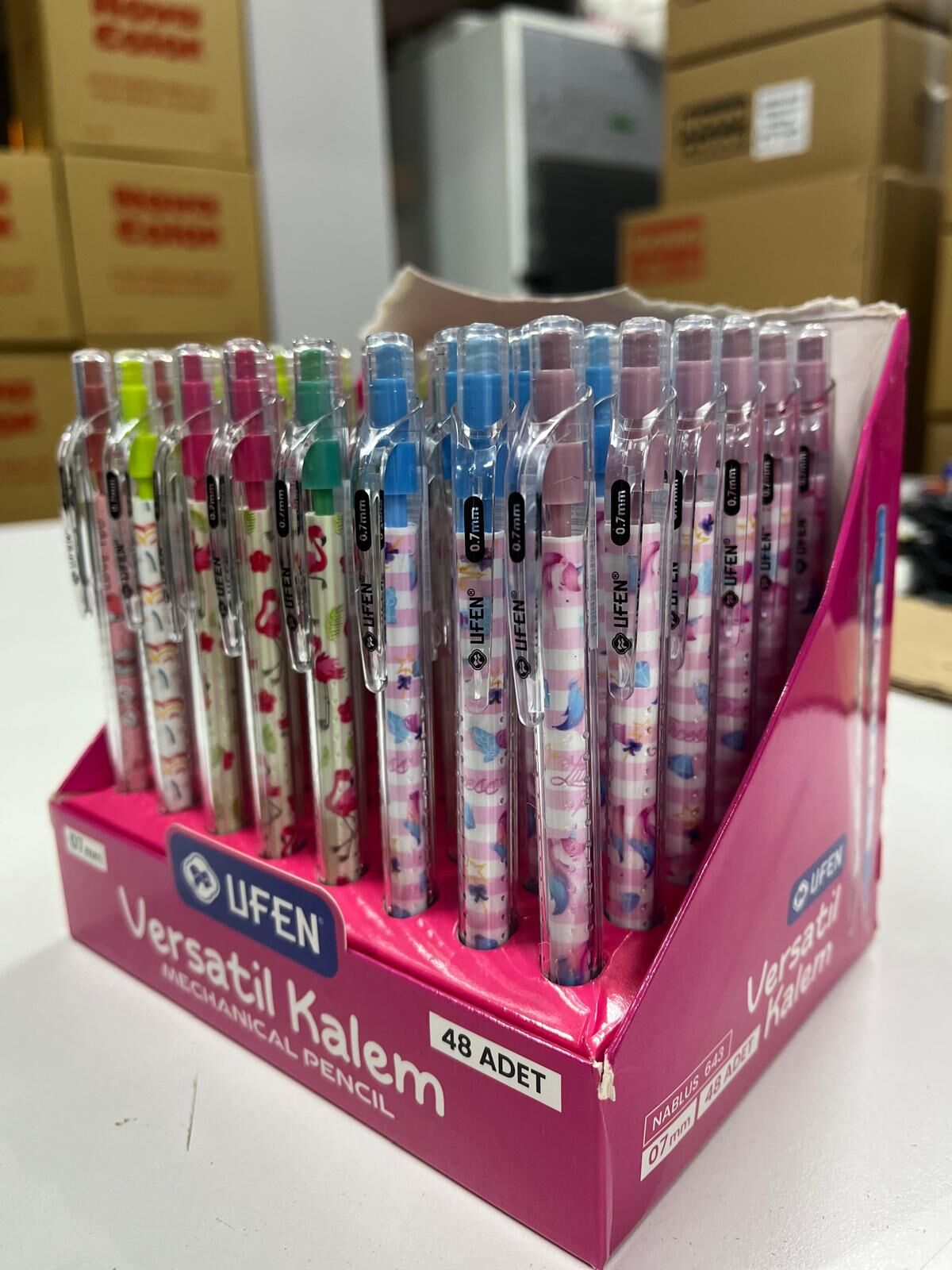 Figürlü Desenli Uçlu Kalem 0.7 mm Versatil Kalem