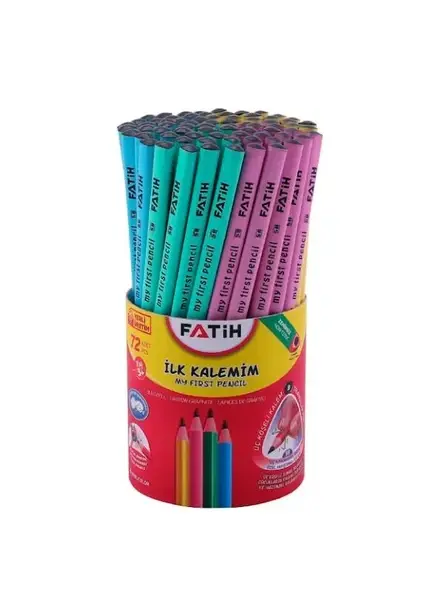Fatih İlk Kalemim Jumbo Üçgen Renkli Kurşun Kalem