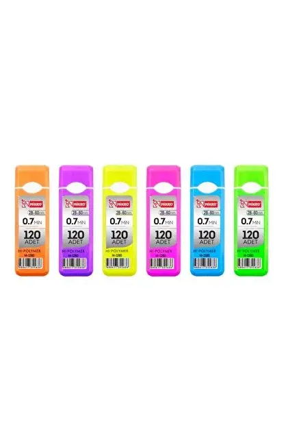 M-1260 Hi Polymer 60 Mm 0.7 Kalem Ucu 120'li 1 Tüp
