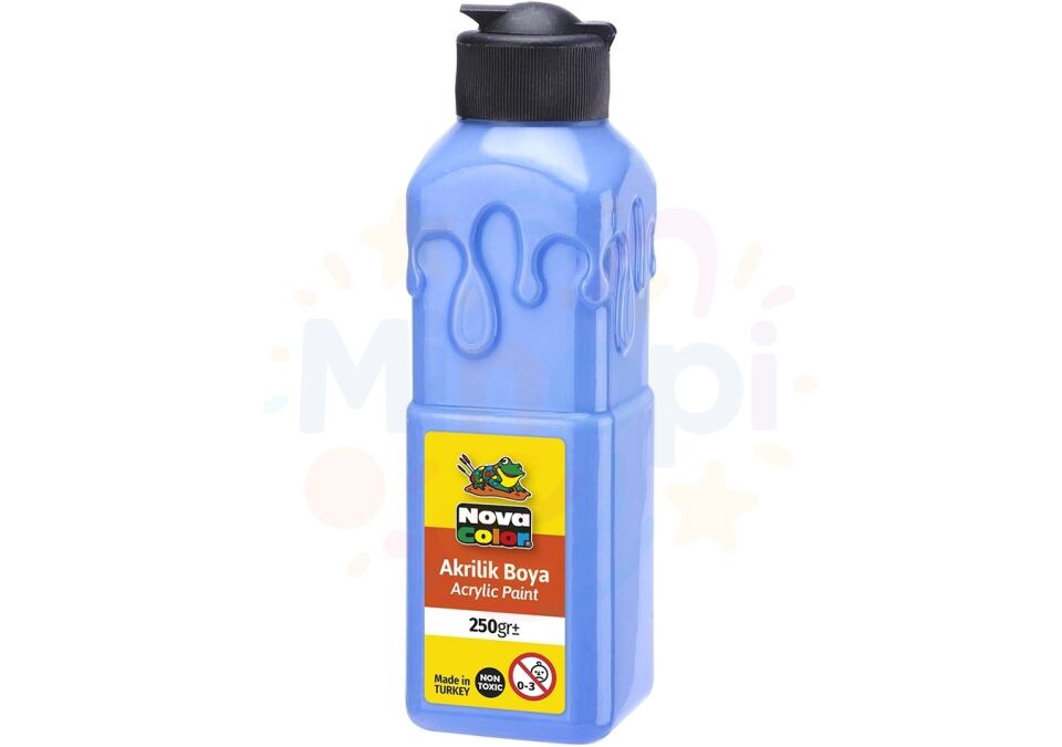 Nova Color Akrilik Boya 250 ml - Açık Mavi