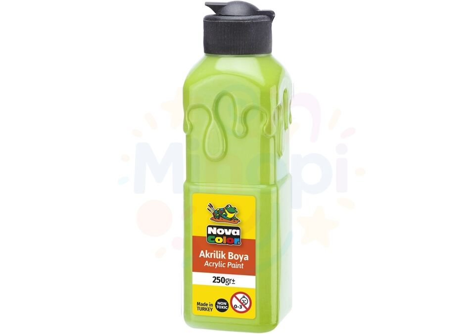 Nova Color Akrilik Boya 250 ml - Açık Yeşil