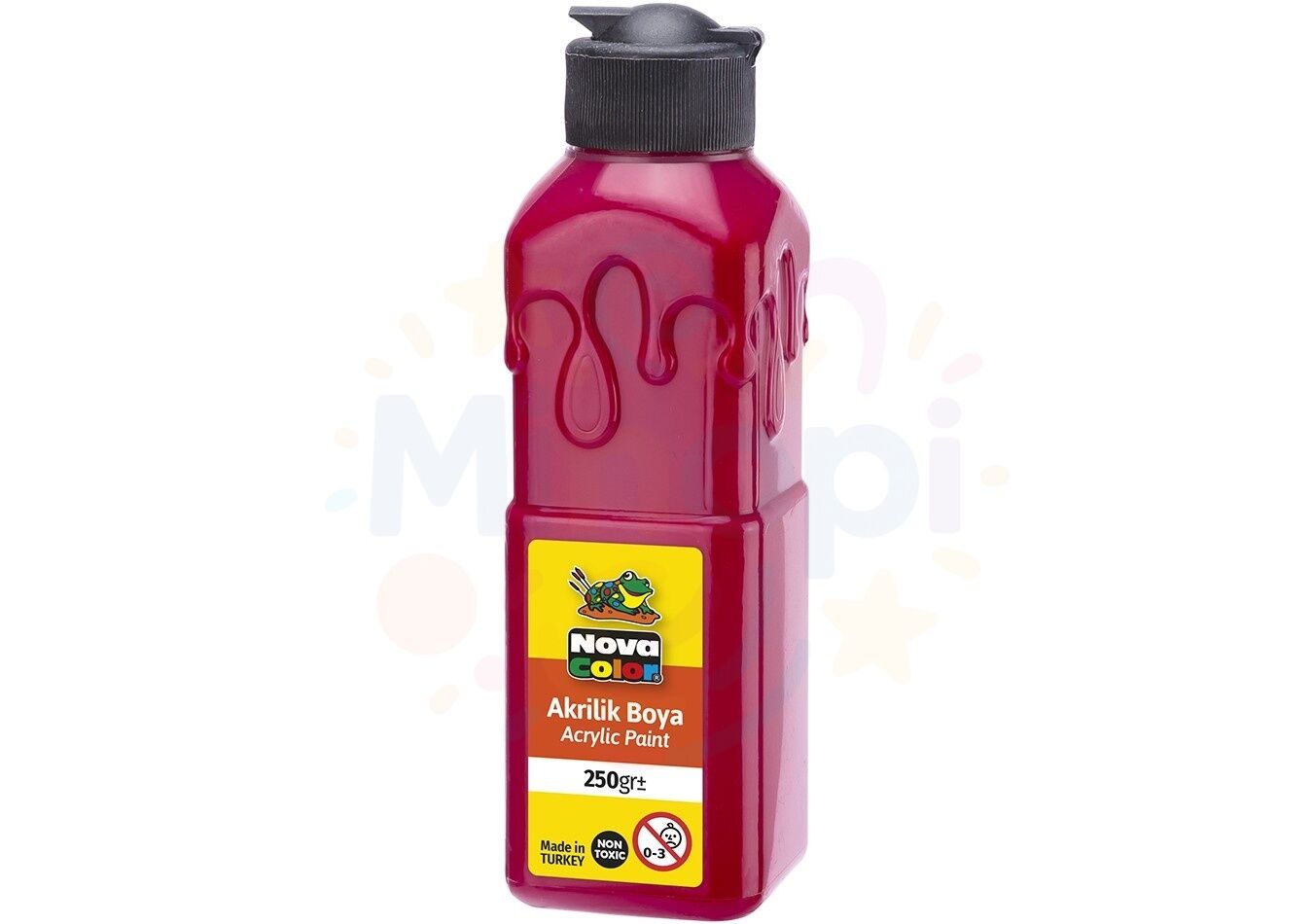 Nova Color Akrilik Boya 250 ml - Ateş Kırmızısı