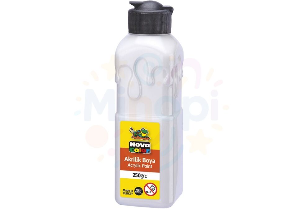 Nova Color Akrilik Boya 250 ml - Beyaz