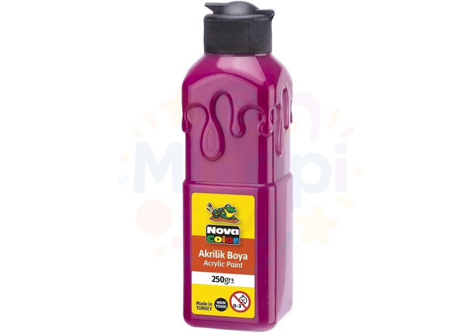 Nova Color Akrilik Boya 250 ml - Fuşya