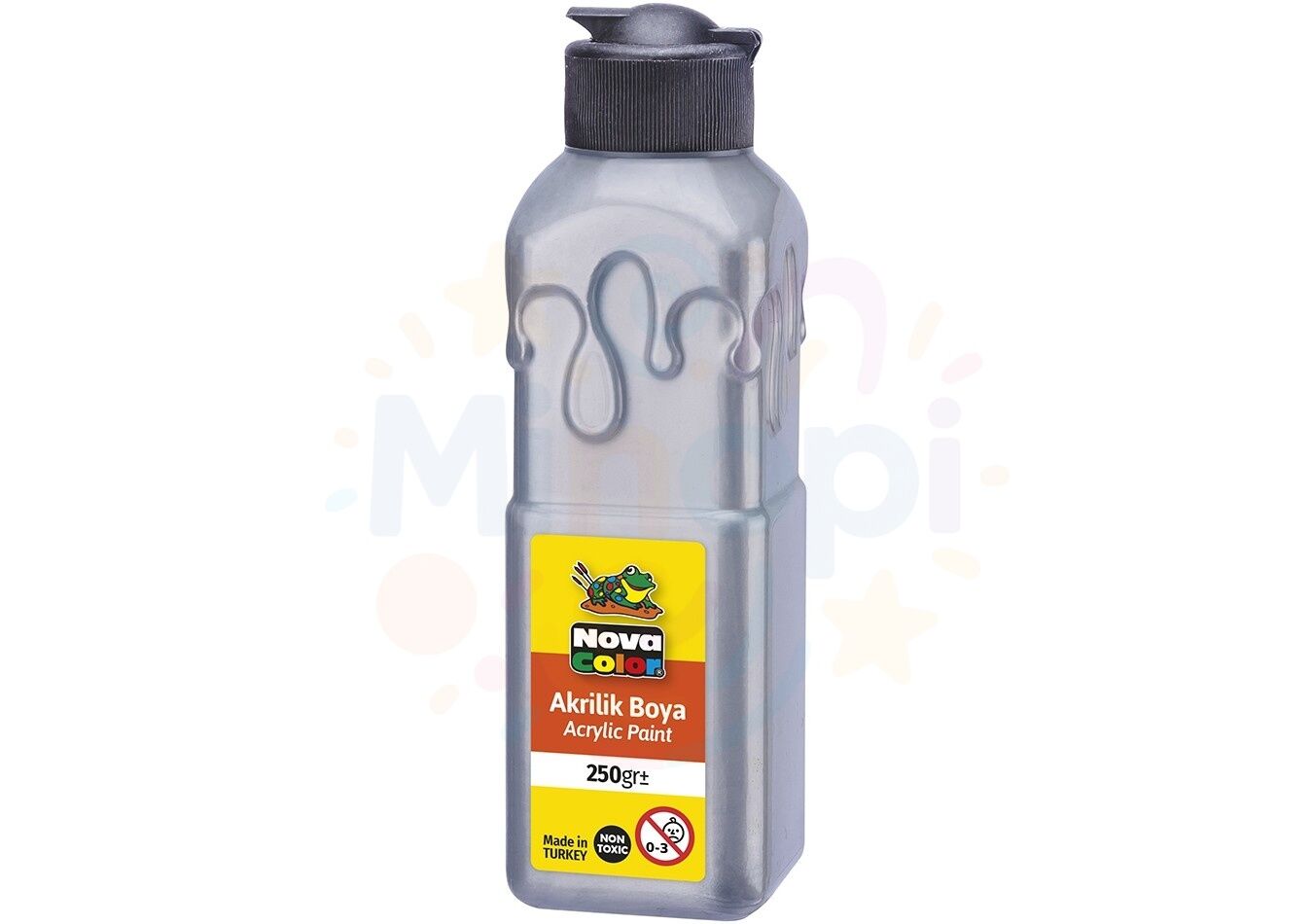 Nova Color Akrilik Boya 250 ml - Gümüş