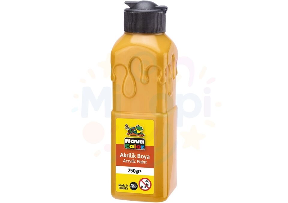 Nova Color Akrilik Boya 250 ml - Güneş Sarısı