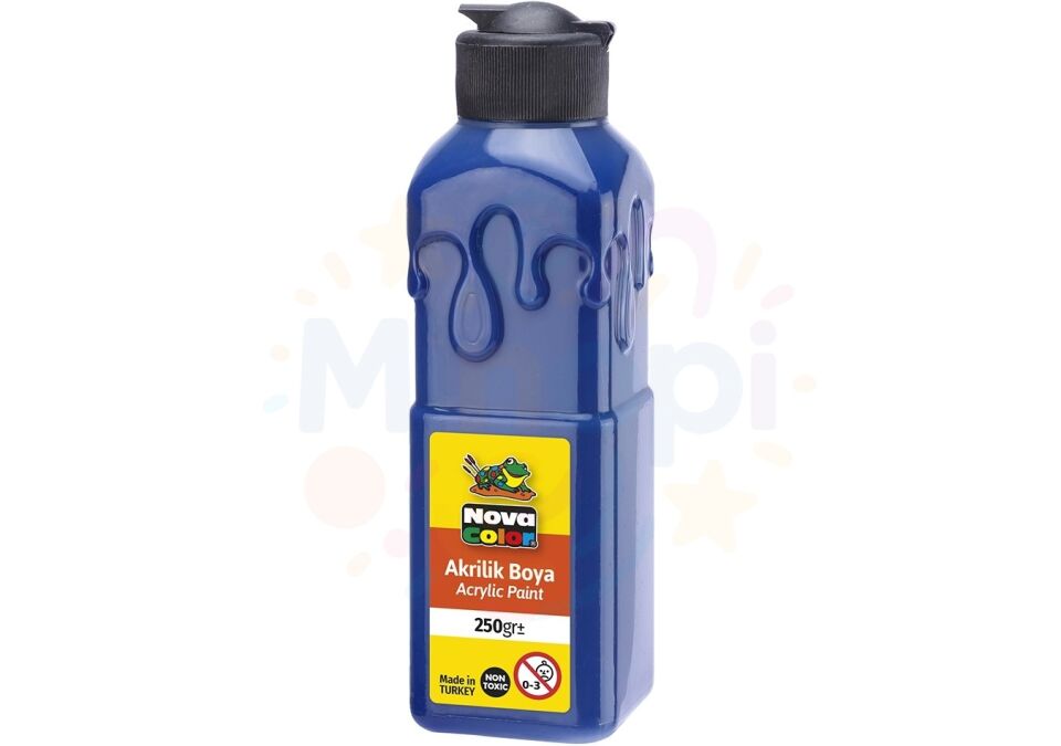Nova Color Akrilik Boya 250 ml - Lacivert