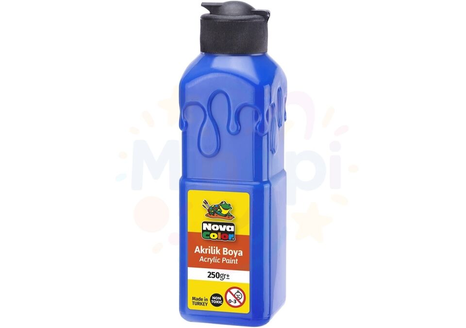Nova Color Akrilik Boya 250 ml - Mavi