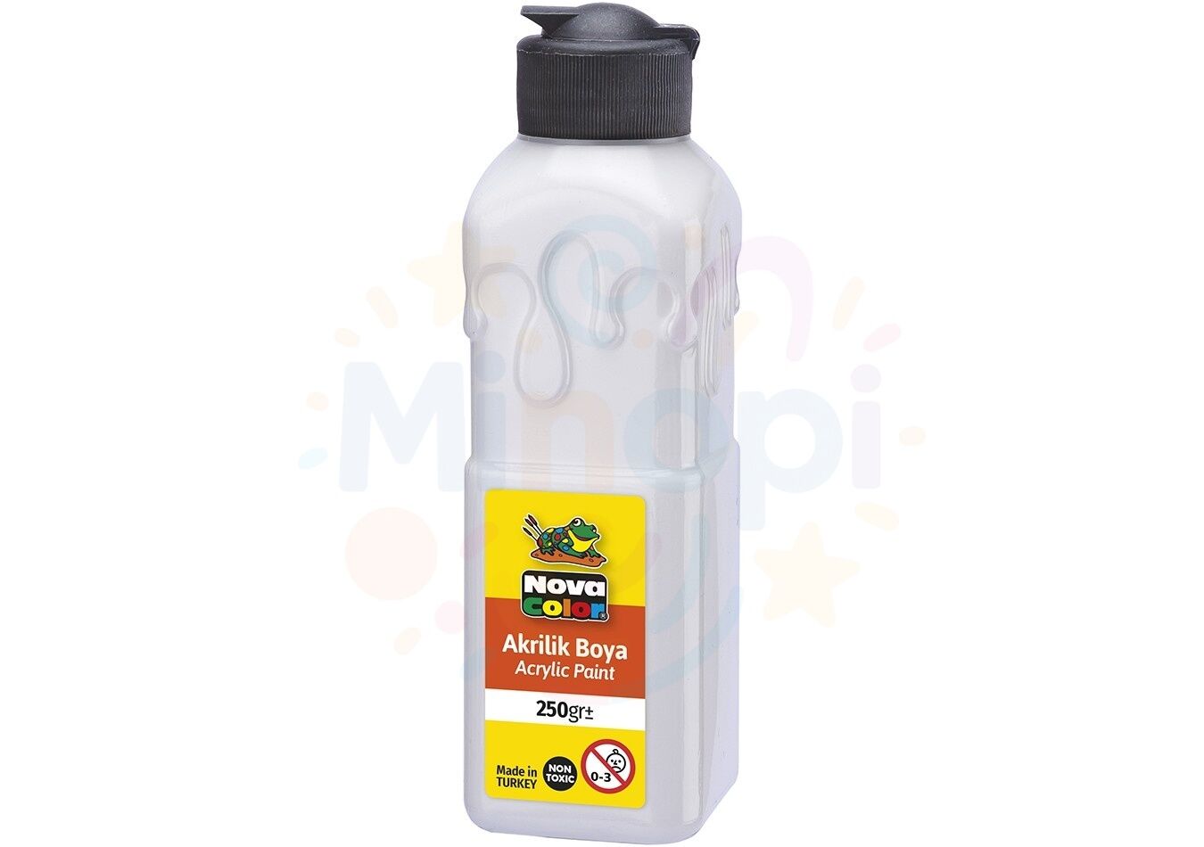 Nova Color Akrilik Boya 250 ml - Sedef Beyazı