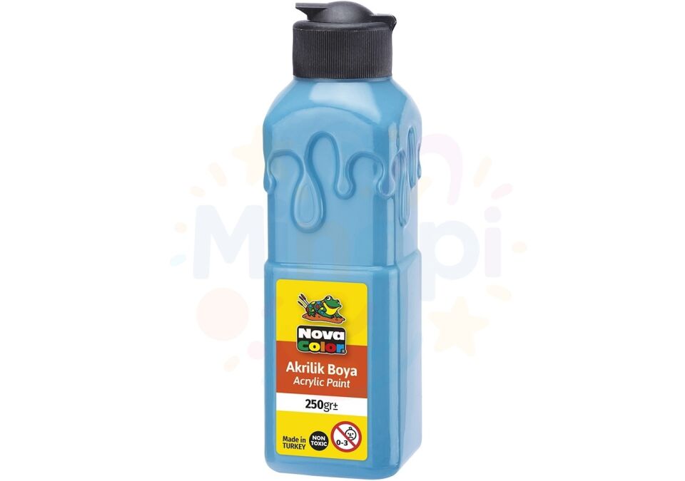 Nova Color Akrilik Boya 250 ml - Turkuaz