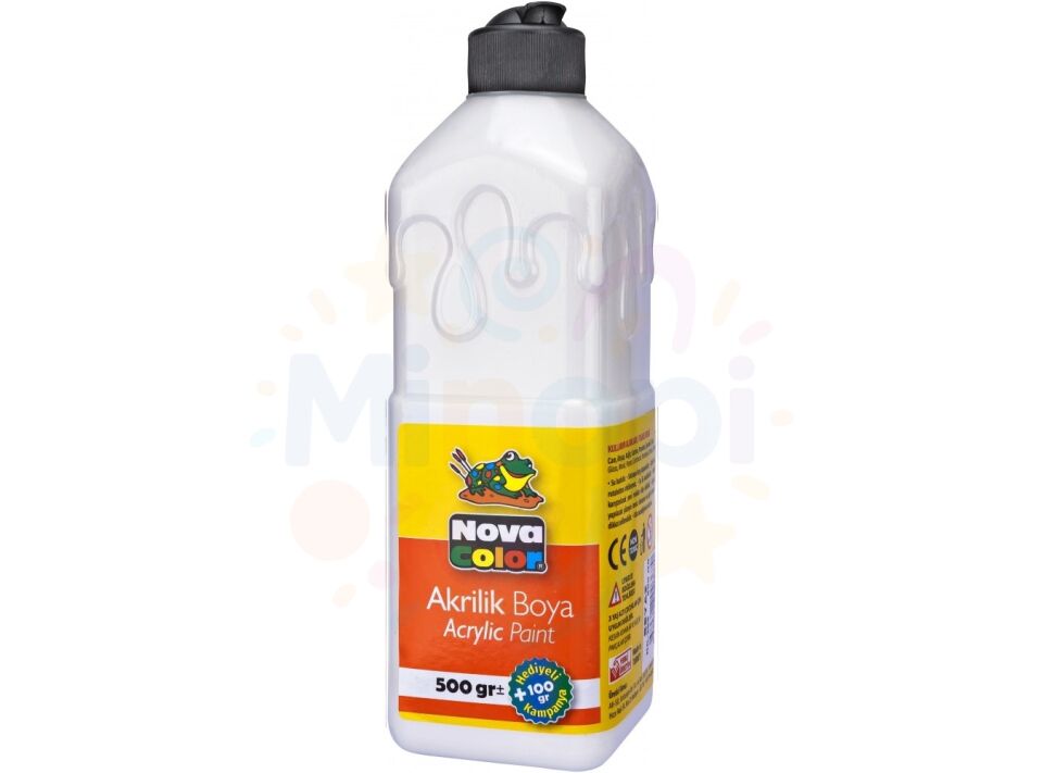 Nova Color Akrilik Boya 500 ml - Beyaz