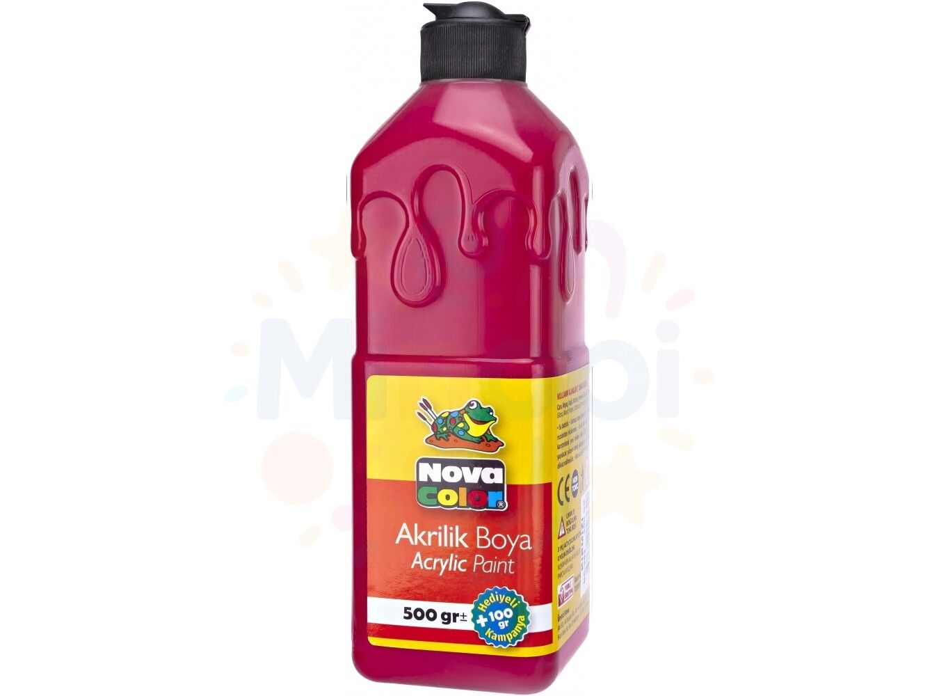 Nova Color Akrilik Boya 500 ml - Kırmızı