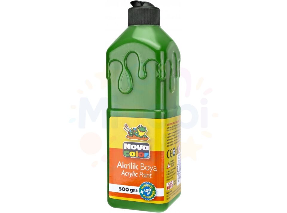 Nova Color Akrilik Boya 500 ml - Yeşil