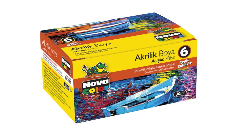 Nova Color Akrilik Boya 6x30 ml