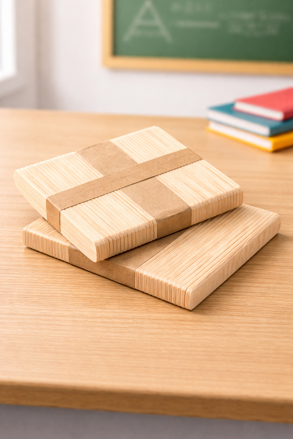 İnce Dondurma Çubuğu 50'li Paket - Natural Paket