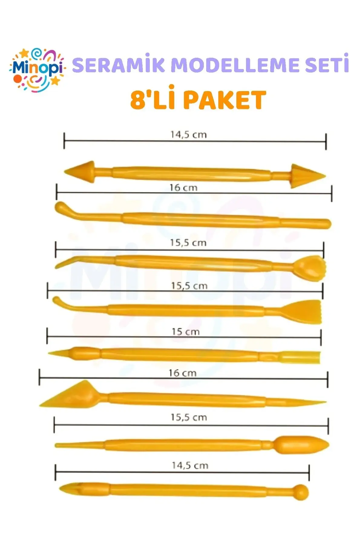 Marzipan Seti 8'li Şeker Hamuru Şekillendirme Çikolata Modelleme Pasta Figür Çiçek Yapma Seti